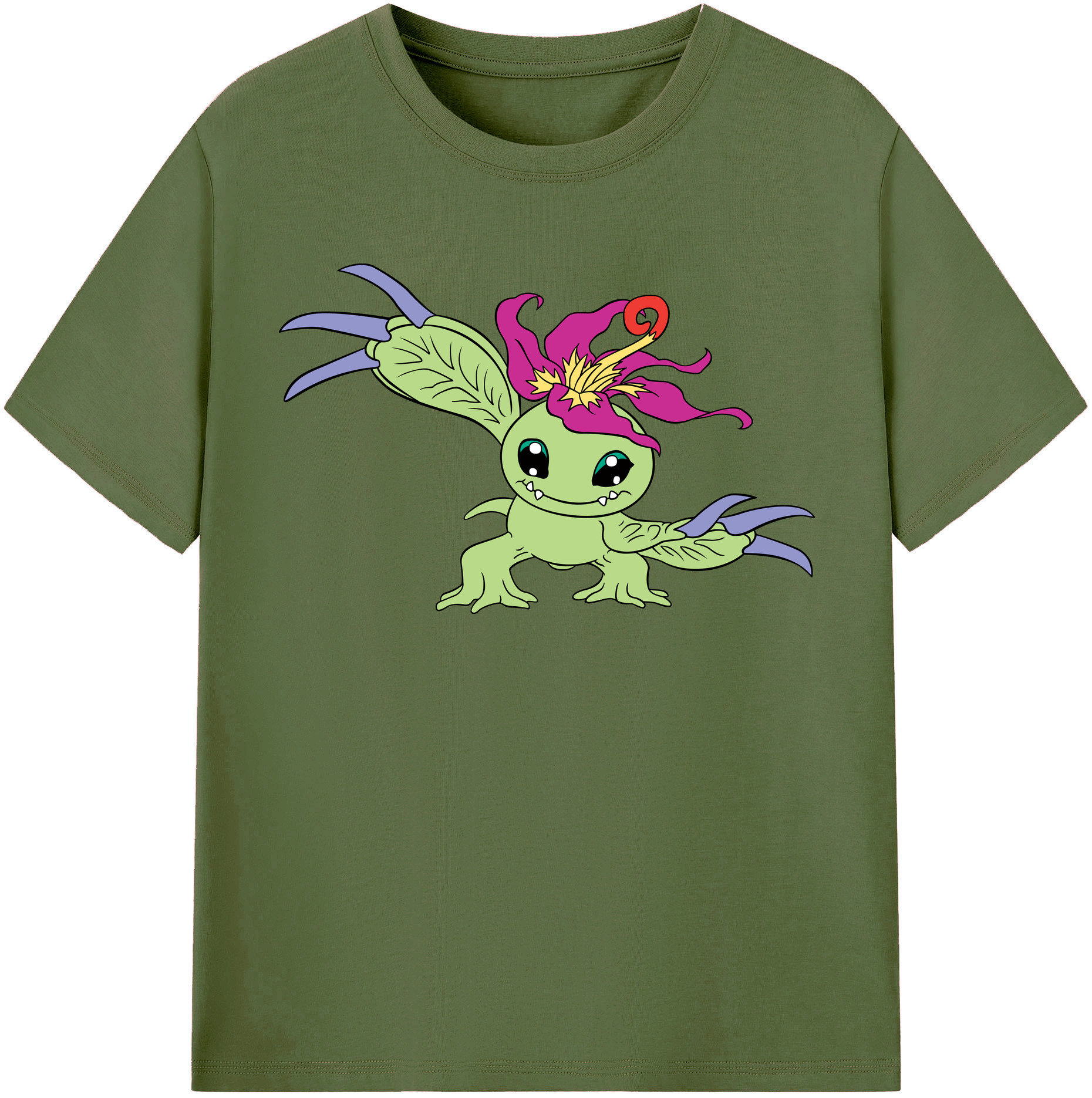 （画像用） Digimon デジタルモンスター/デジモン 綿100％半袖Tシャツ（フロントプリント）